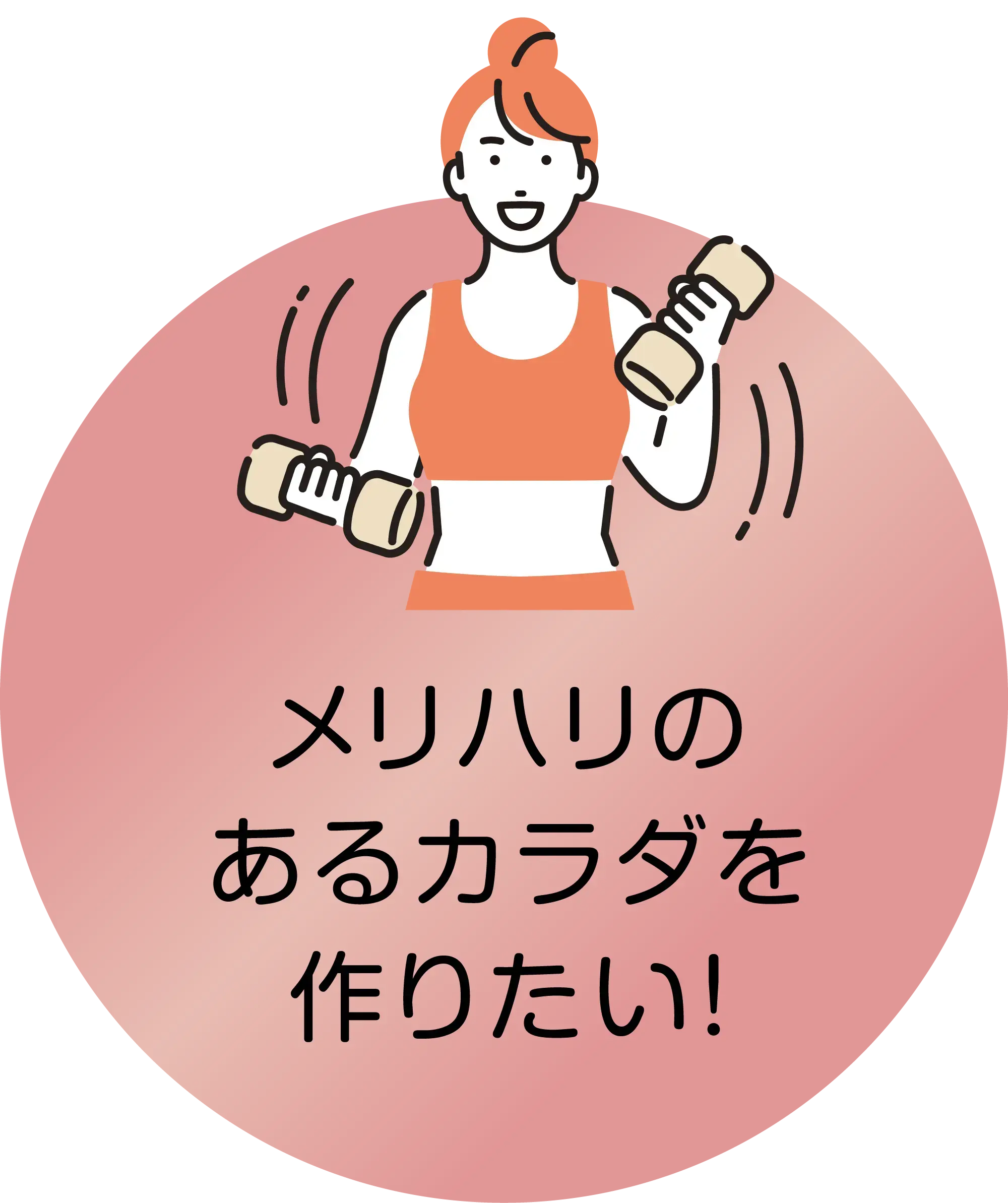 メリハリのあるカラダを作りたい!